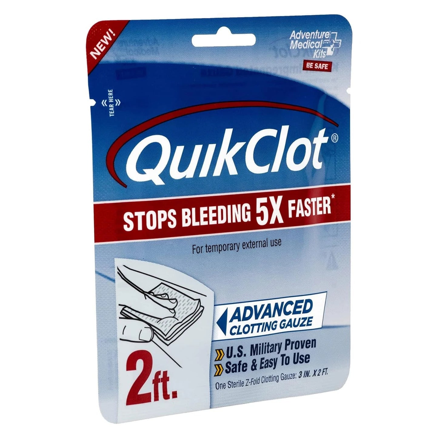 QuikClot® Advanced Clotting Gauze 3" x 24"