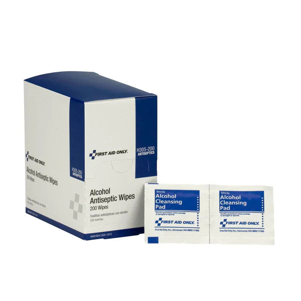 Alcohol Cleansing Wipes – 200 Count | 2" x 2", 70% Isopropyl