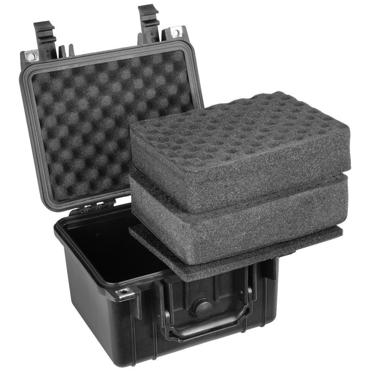 Eylar 10.62" Small Deep Gear Equipment Camera Hard Case – Waterproof, Dustproof, Shockproof with Customizable Foam