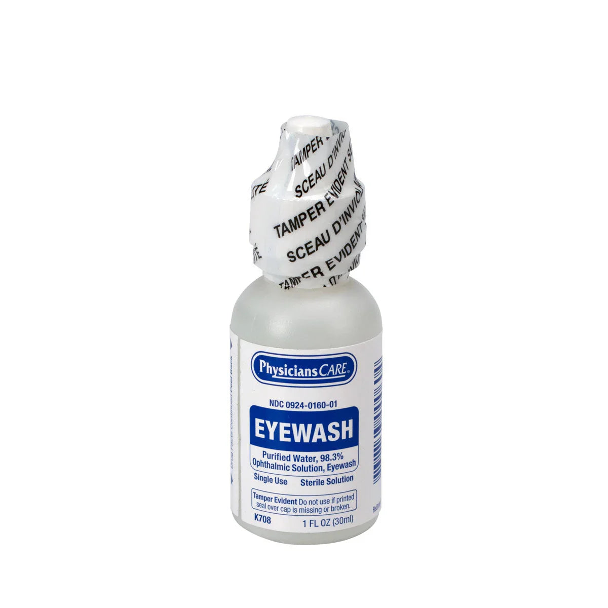 Eyewash Bottle, Screw Cap, 1 oz.