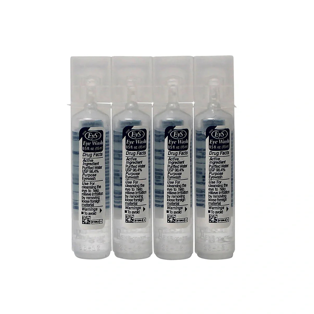 Sterile Single Use .5oz Eyewash Vials - 20ct