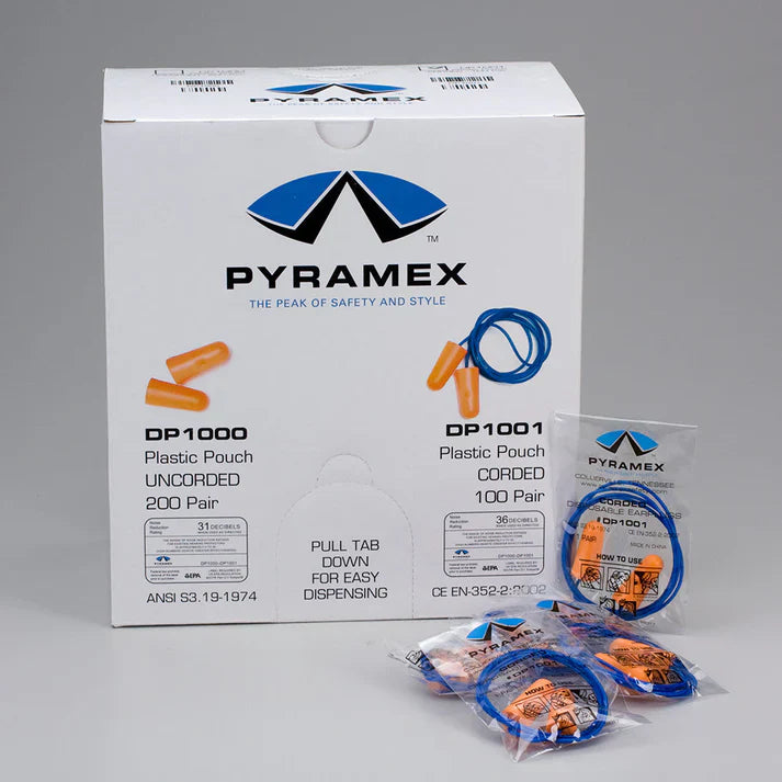 Earplugs, Corded – 100 Pair Box
