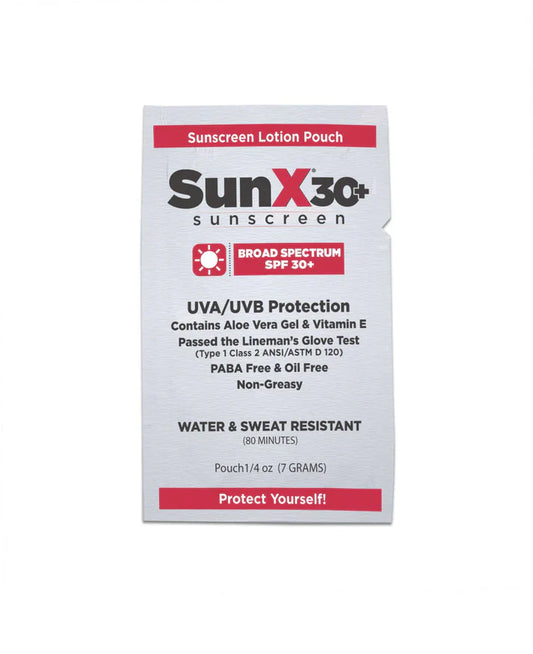SunX30 Sunscreen Lotion Packets – SPF 30, 0.5 g Each, 300 Packets