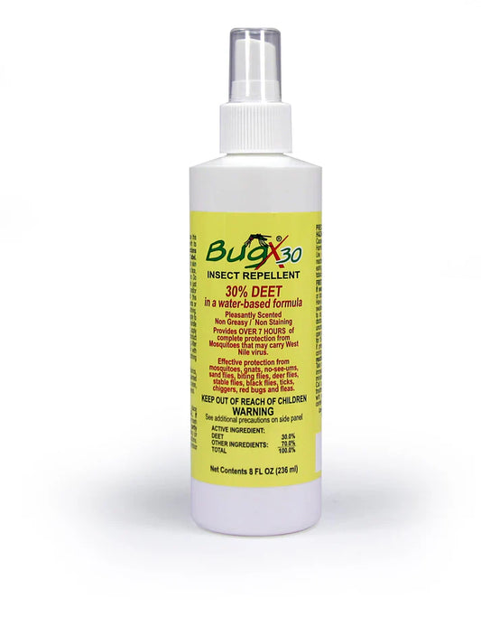 BugX30 Insect Repellent Spray – 8 oz DEET-Based