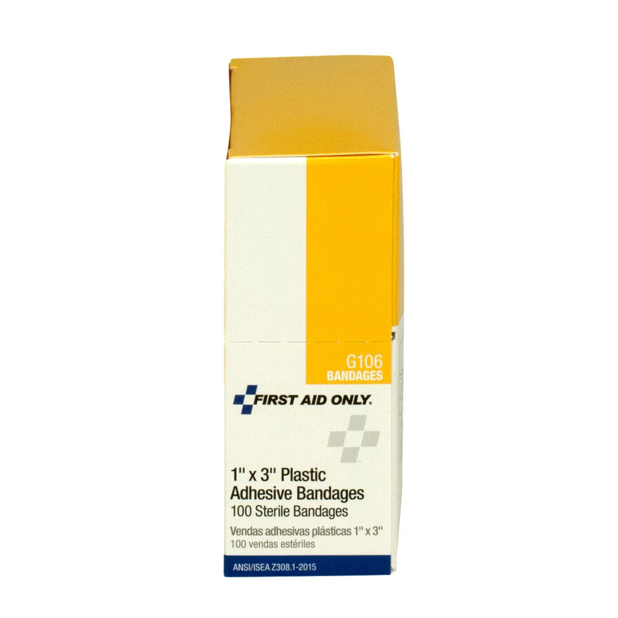 1" x 3" Plastic Adhesive Bandages – 100 Count