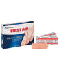 1" x 3" Fabric Adhesive Bandages – 100 Count | Flexible, Latex-Free, Sterile Strips