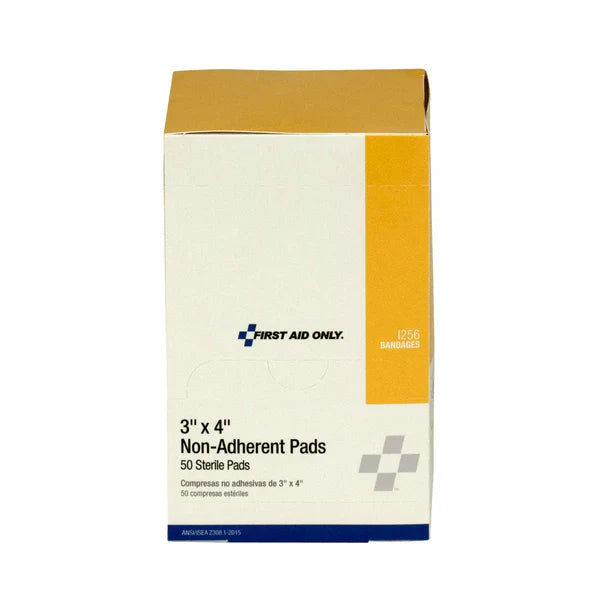 3" x 4" Non-Adherent Sterile Pads – 50 Count