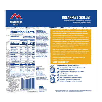 Breakfast Skillet MRE Pouch | Mountain House