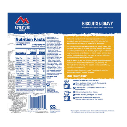 Bisuits & Gravy MRE Pouch | Mountain House