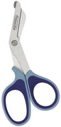 7.5" Non-Stick Titanium-Bonded Bent Bandage Shears, Blue