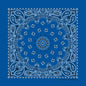 Royal Blue Paisley Print Bandana