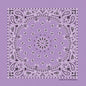 Lavender Paisley Print Bandana