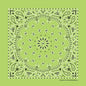 Lime Paisley Print Bandana