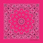 Hot Pink Paisley Print Bandana