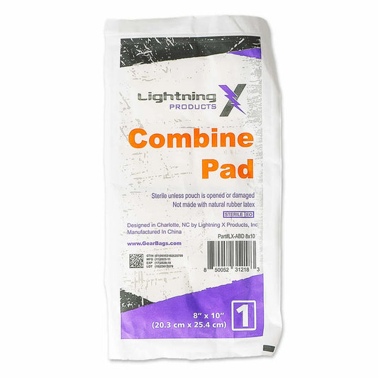Lightning X Single 8″ x 10″ ABD Combine Pad — Sterile, High-Absorbency Wound Dressing