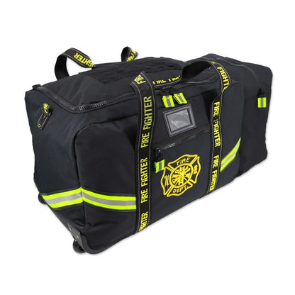 Value Rolling Firefighter Turnout Gear Bag w/ Rollerblade Wheels
