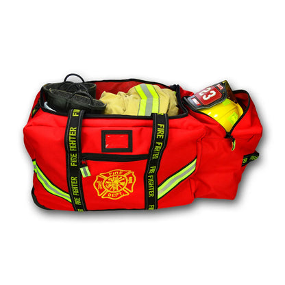 Value Rolling Firefighter Turnout Gear Bag w/ Rollerblade Wheels