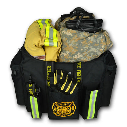 Premium Rigid Padded Step-In Turnout Gear Bag w/ Reinforced Bottom