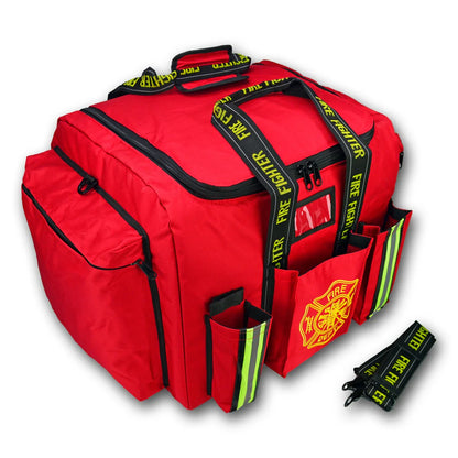 Premium Rigid Padded Step-In Turnout Gear Bag w/ Reinforced Bottom