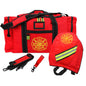 Value Step-In Turnout Gear Bag Package – Including Turnout Bag, SCBA Mask Bag, Shoulder Strap & Glove Holder
