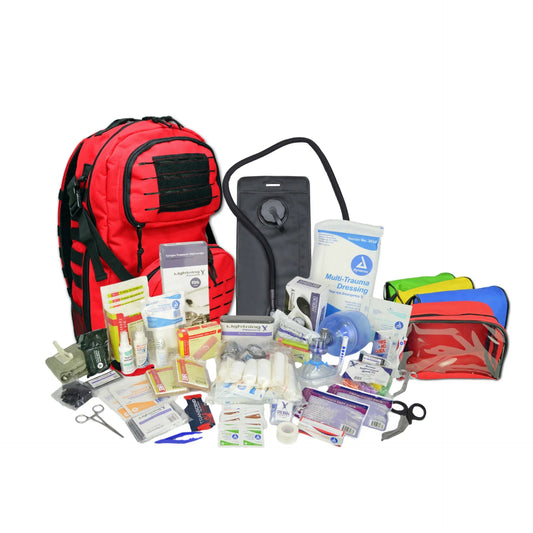 Premium MOLLE, IFAK trauma backpack w Trauma Medical Kit