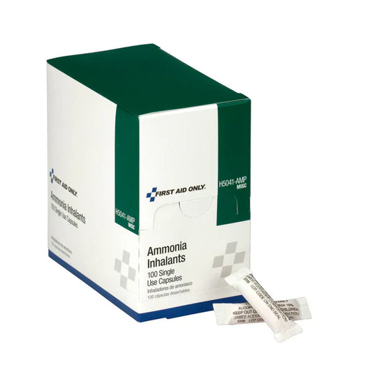 First Aid Only Ammonia Inhalants – 100 per Box
