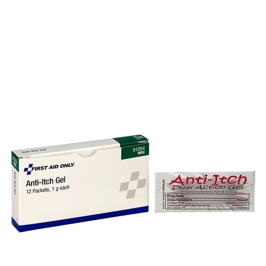 Anti Itch & Pain Relief Gel - 12 Individual Packets