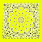 Neon Yellow Paisley Bandana