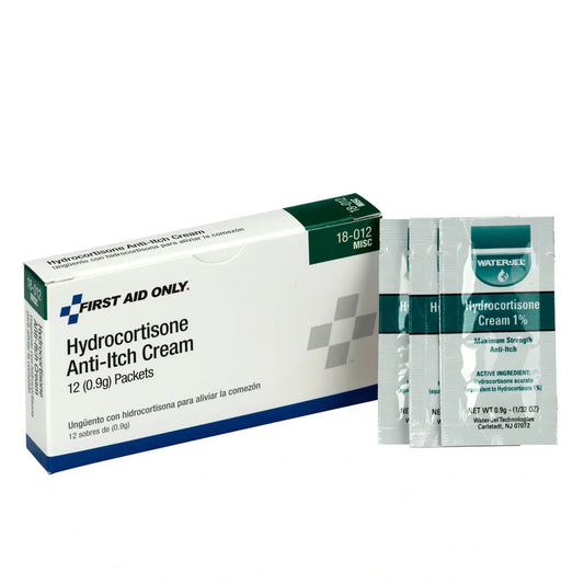 Hydrocortisone Cream Anti Itch Cream - 12 Individual Packets