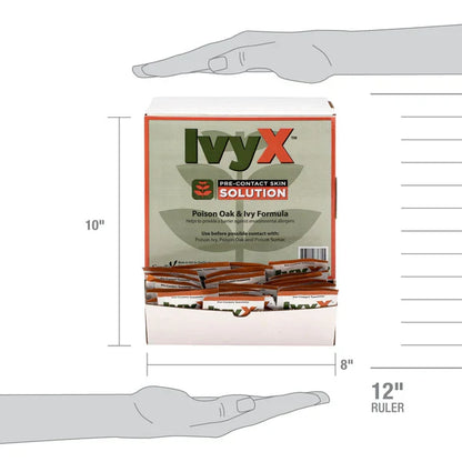 IvyX Pre-Contact Lotion Packets, 50 Per Box. Poison Oak & Ivy Formula