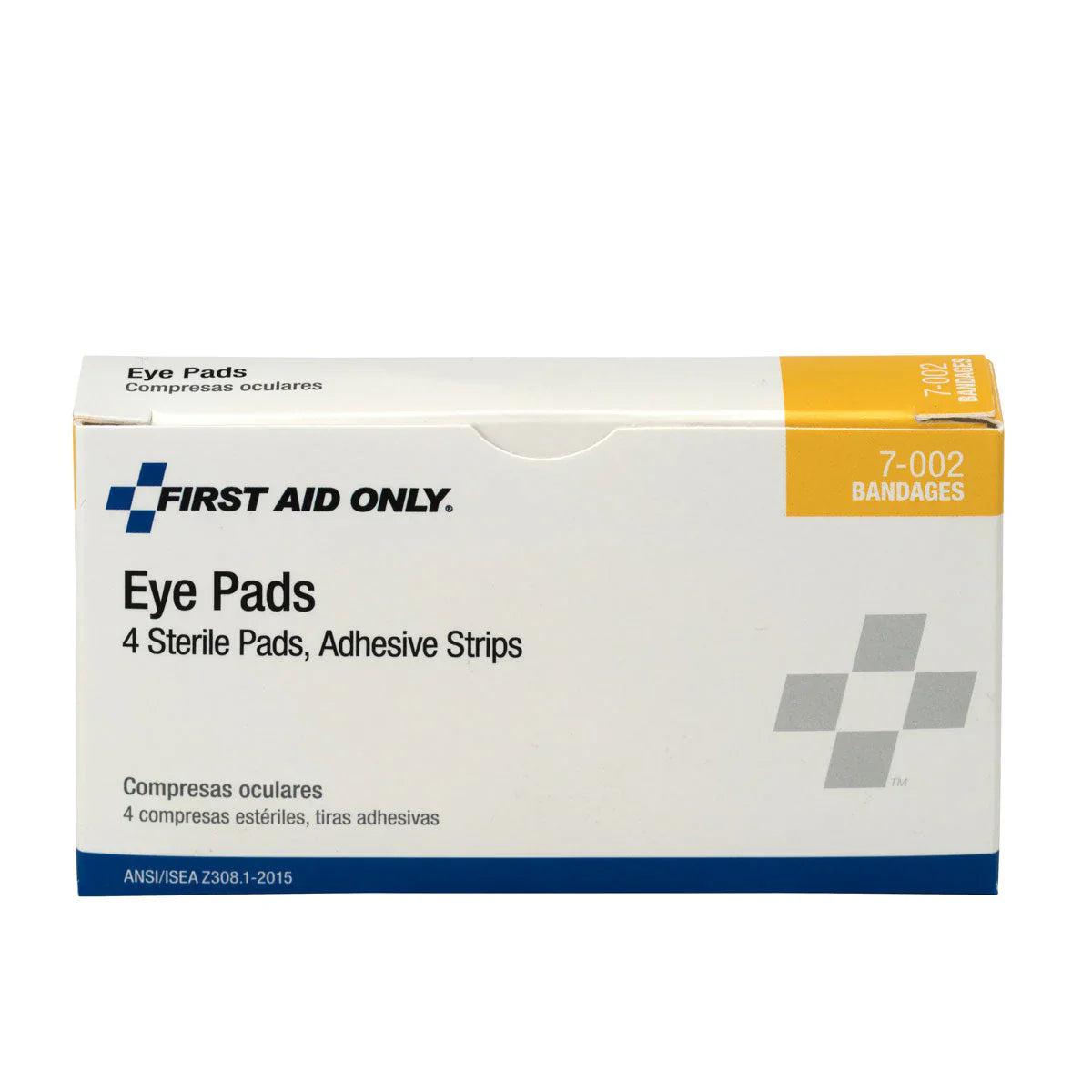 Sterile Eye Pads, Box of 4 Pads and 4 Adhesive Strips
