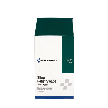 Sting Relief Swabs – 100 Count