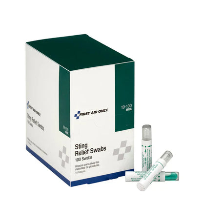 Sting Relief Swabs – 100 Count
