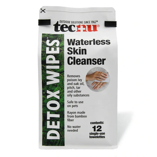 Tecnu Waterless Skin Cleanser Wipes for Poison Oak & Ivy